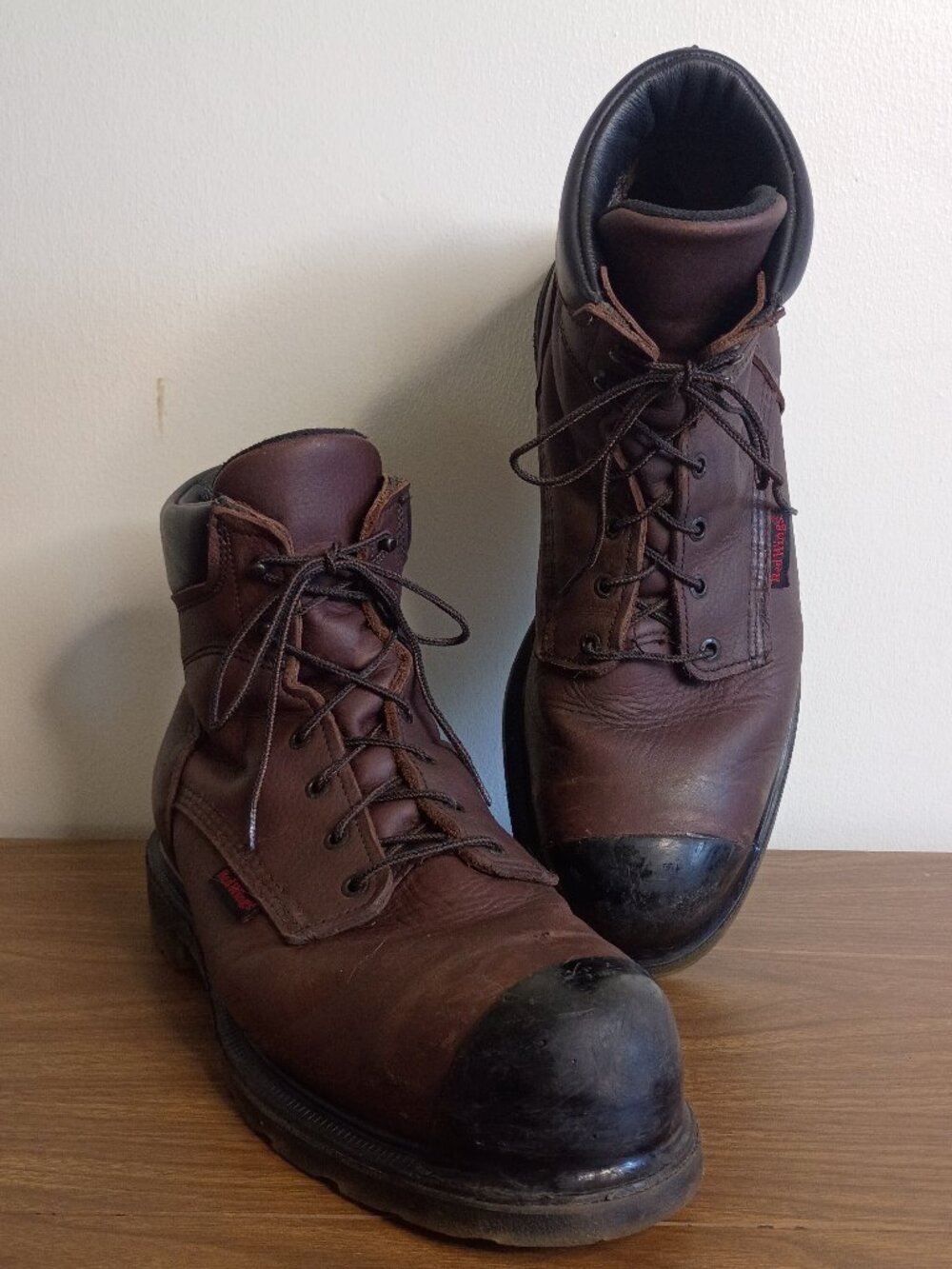 RED WING Sz. 14US/48EU 2240 SuperSole Safety Rated Work Boot w Tuff Toe App